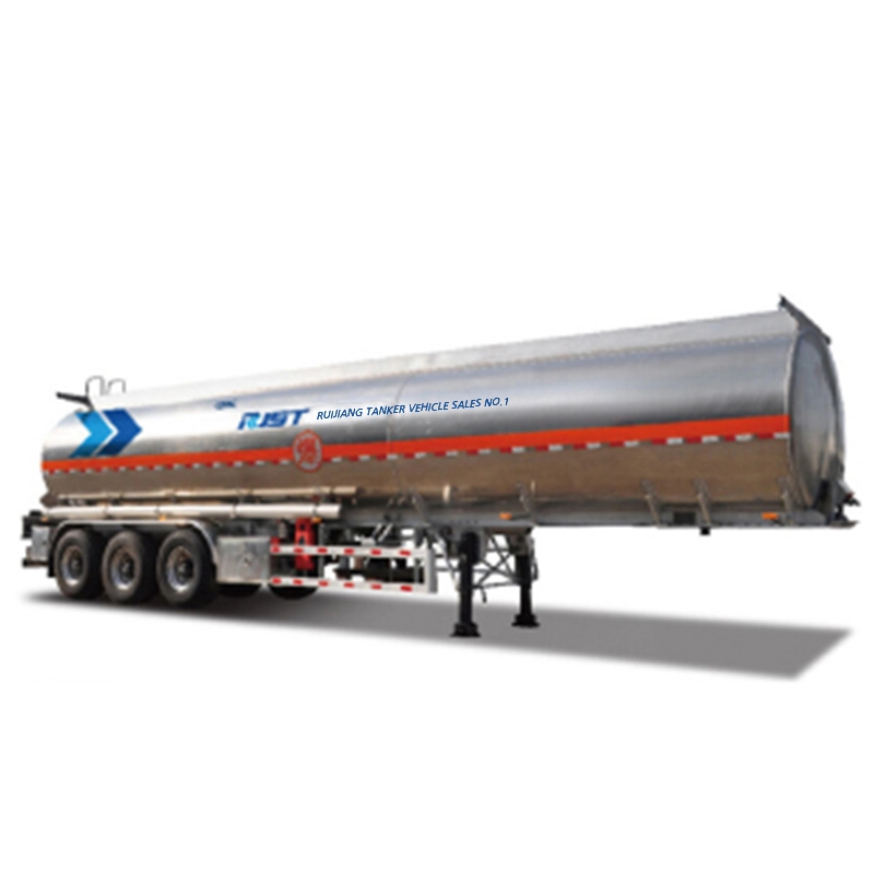 Alüminyum Alaşımlı Yakıt Tankı Yarı Römork - CIMC RJST Sıvı kamyon