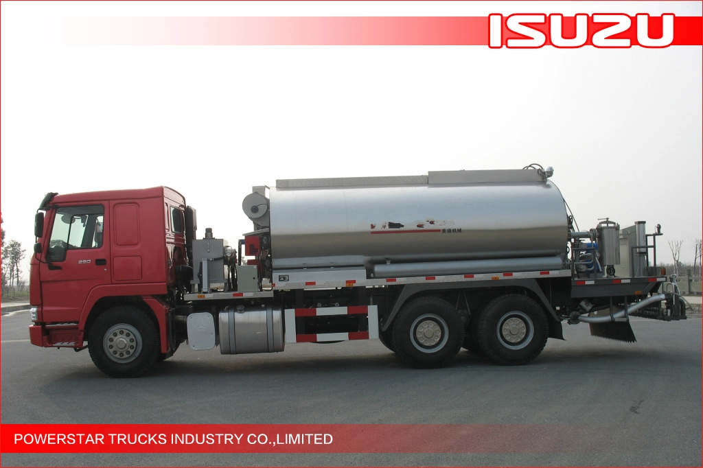 12000L 6x4 ISUZU asfalt dağıtım kamyonu bitüm dağıtım kamyonu