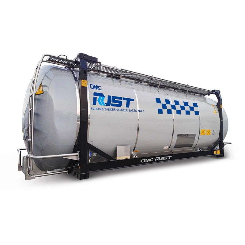 takas gövdeli paslanmaz çelik konteyner tankı - CIMC RJST Liquid truck