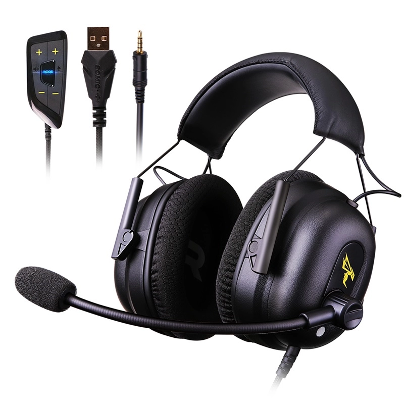 Somic G936N Sürücü Ücretsiz 7.1 Surround Ses 3.5mm USB Uyumlu Oyun Kulaklığı Playstation 5/4 Bilgisayar için