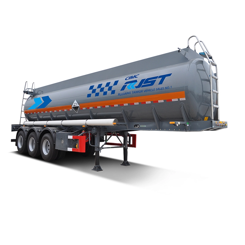 Circle Carbon çelik tanker yarı römork - CIMC RJST Liquid truck