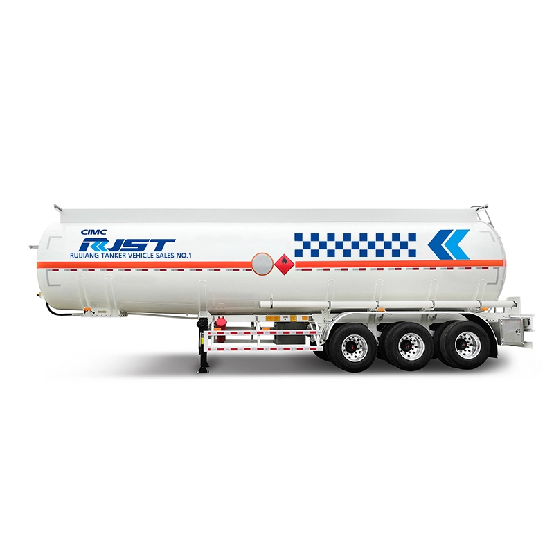 Paslanmaz çelik çıplak tanklı sıvı tanklı yarı römork - CIMC RJST Liquid truck