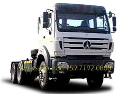 Beiben 10 tekerlekli çekici kamyon beiben 2536 konteyner taşıma traktörü kamyon kafası
