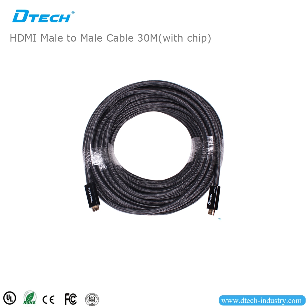 Çipli DTECH DT-6630C 30M hdmi kablosu
