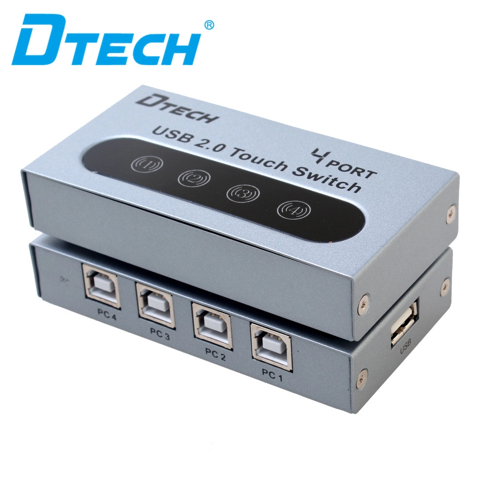 DTECH DT-8341 USB manuel paylaşımlı baskı değiştirici 4 bağlantı noktası