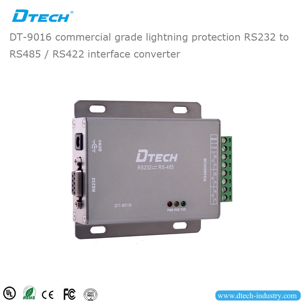 DTECH DT-9016 Endüstriyel fotoelektrik izolasyon RS-485 tekrarlayıcı