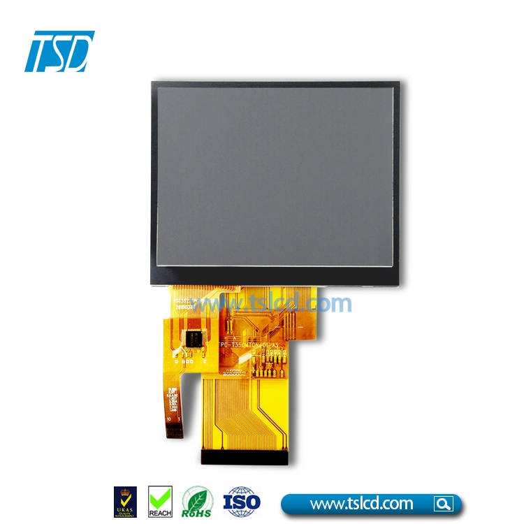 54pin RGB arayüzü ile 6H görüş açısı 3.5 inç QVGA TFT LCD