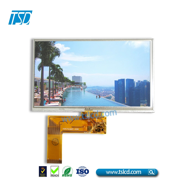 RTP 4wries ile yüksek parlaklıkta 7” TFT LCD Ekran