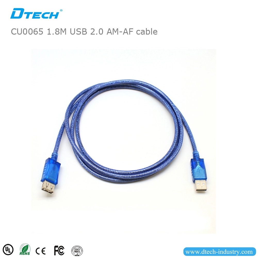 DTECH CU0065 1.8M USB2.0 AM-AF kablosu