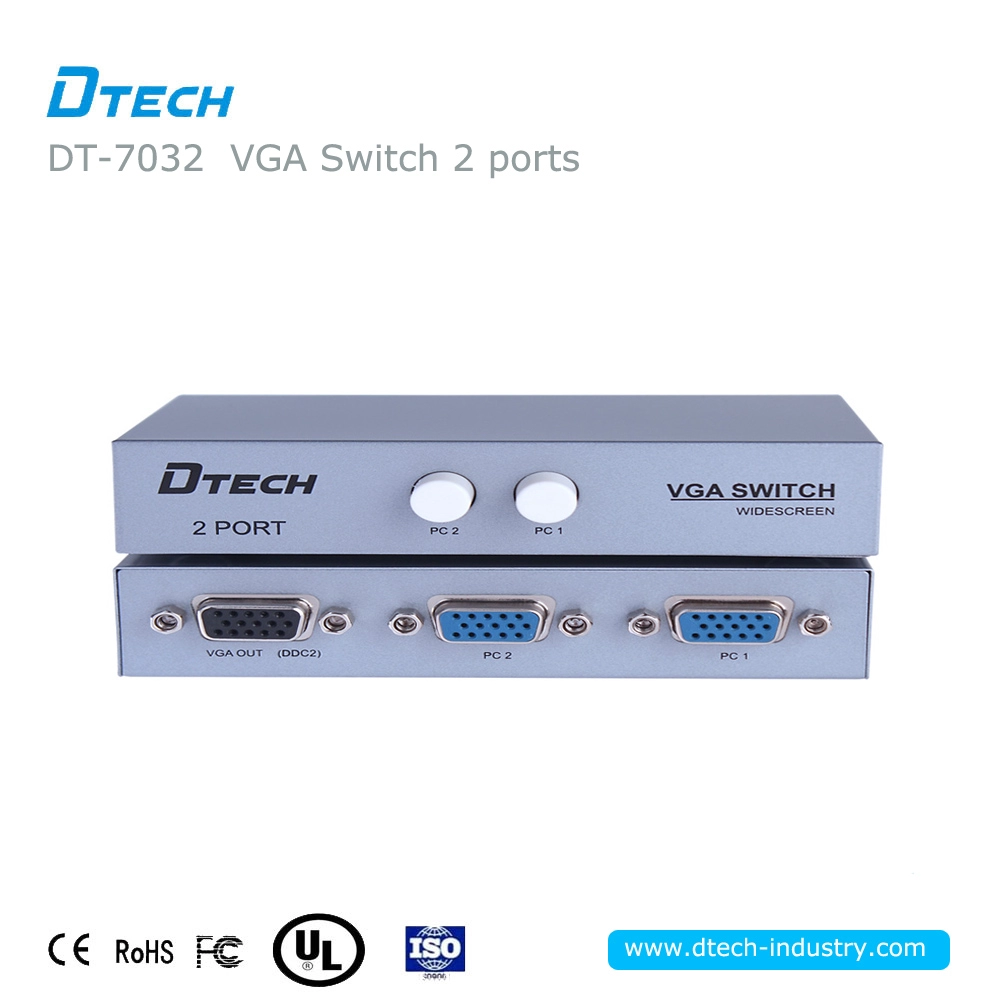 DTECH DT-7032 2'den 1'e vga anahtarı