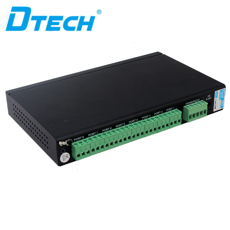 DTECH DT-9028I Endüstriyel sınıf 8 port RS485 HUB
