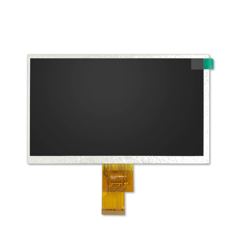 Süper yüksek parlaklıkta 7" TFT LCD ekran 800×480 çözünürlük