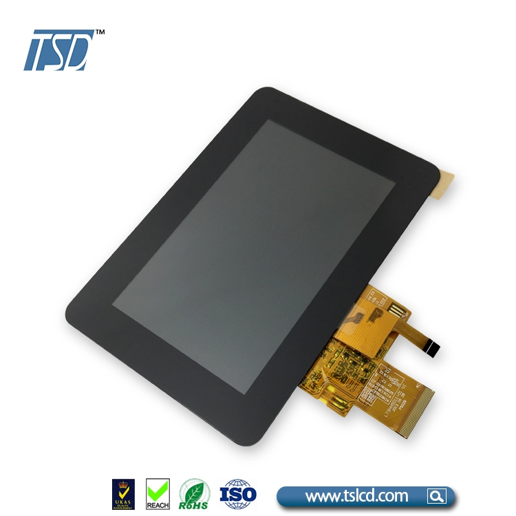 CTP ile yüksek parlaklık 5.0 inç TFT LCD modülü 800*480 nokta