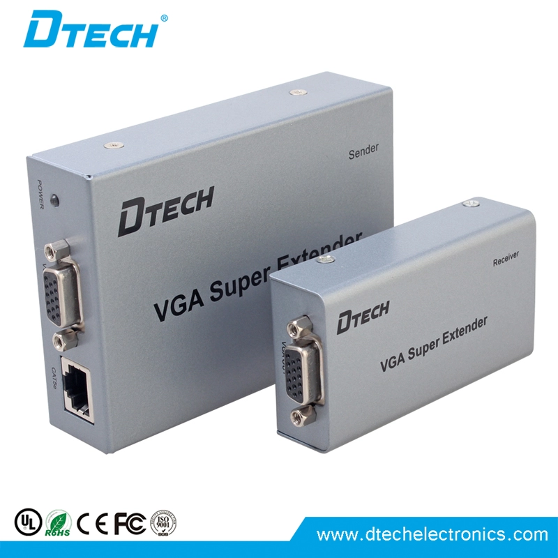 Ethernet üzerinden DTECH DT-7020A VGA GENİŞLETİCİ 200M
