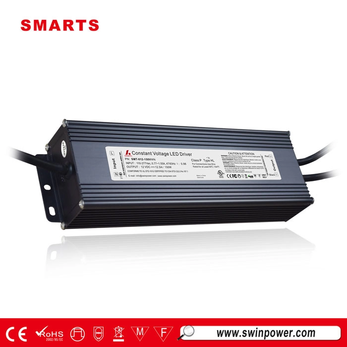 UL CE ROHS, led ışıklar için 12vdc 24vdc led transformatörü listeledi