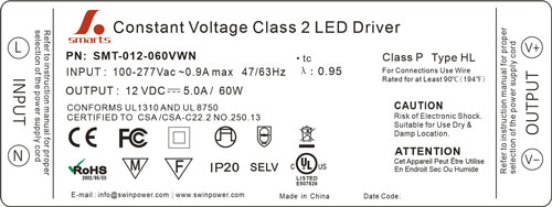 60w led power supply