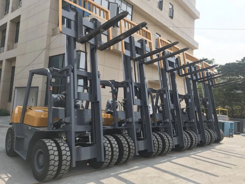 Yan Kaydırmalı 12 Ton Büyük Endüstriyel Forklift