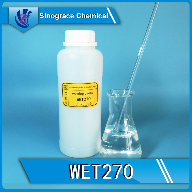 Düşük köpüren organik silikon ıslatma maddesi WET-270