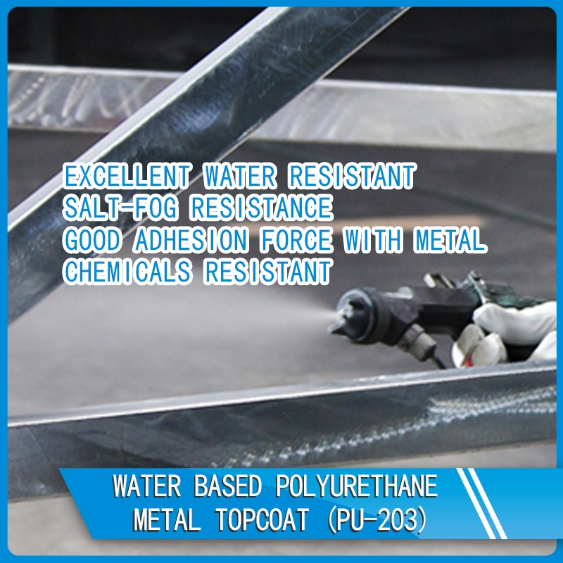 Su bazlı poliüretan metal son kat PU-203