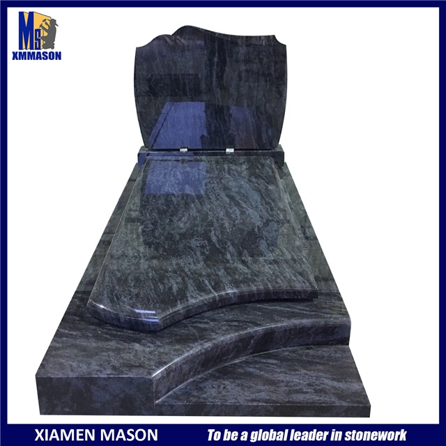 Fransa Standart Mezar Taşı Granit Kütle Mavisi