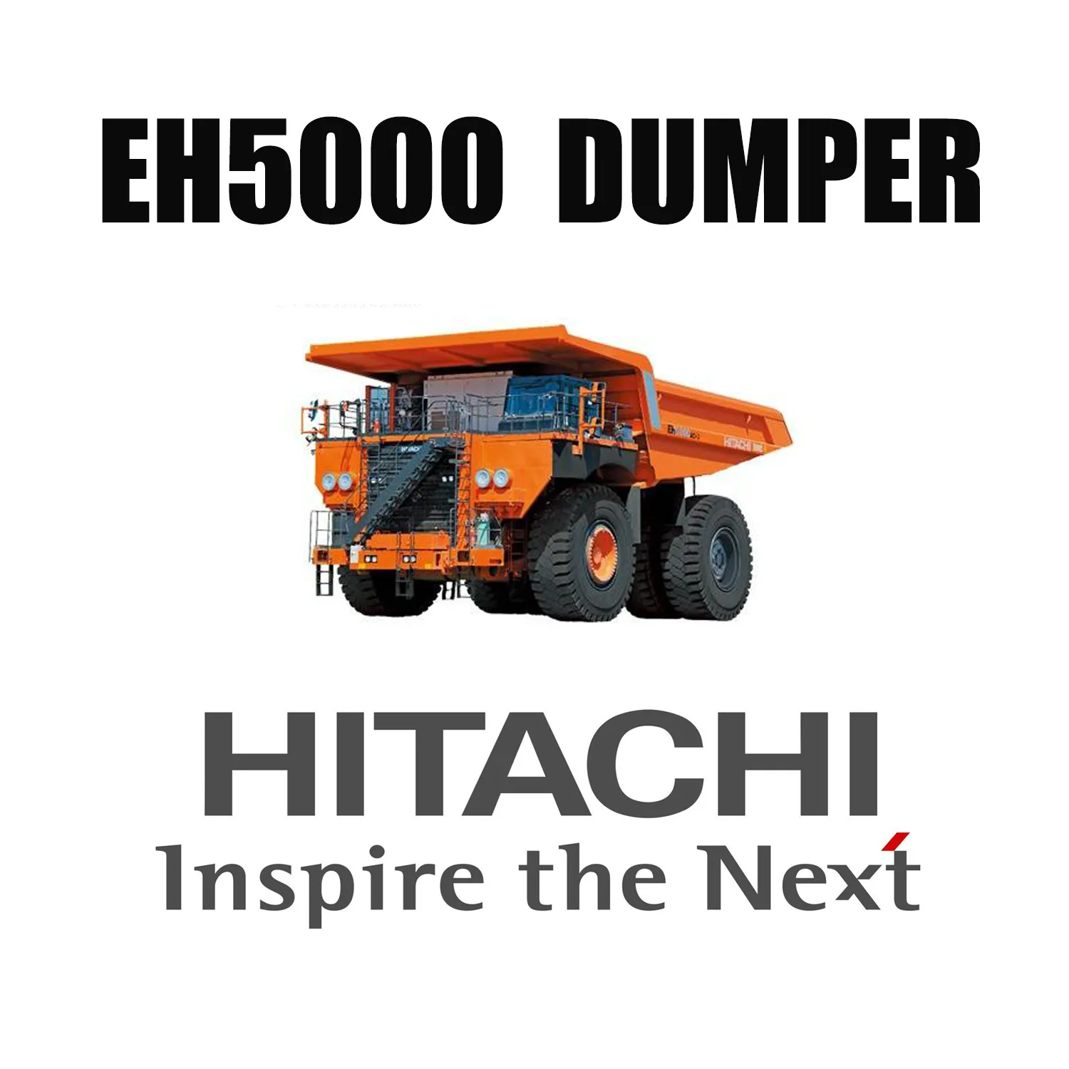 Kesilmeye Dayanıklı Bileşik 53/80R63 HITACHI EH5000 Üzerine Monte Edilmiş Dev Madencilik OTR Lastikleri