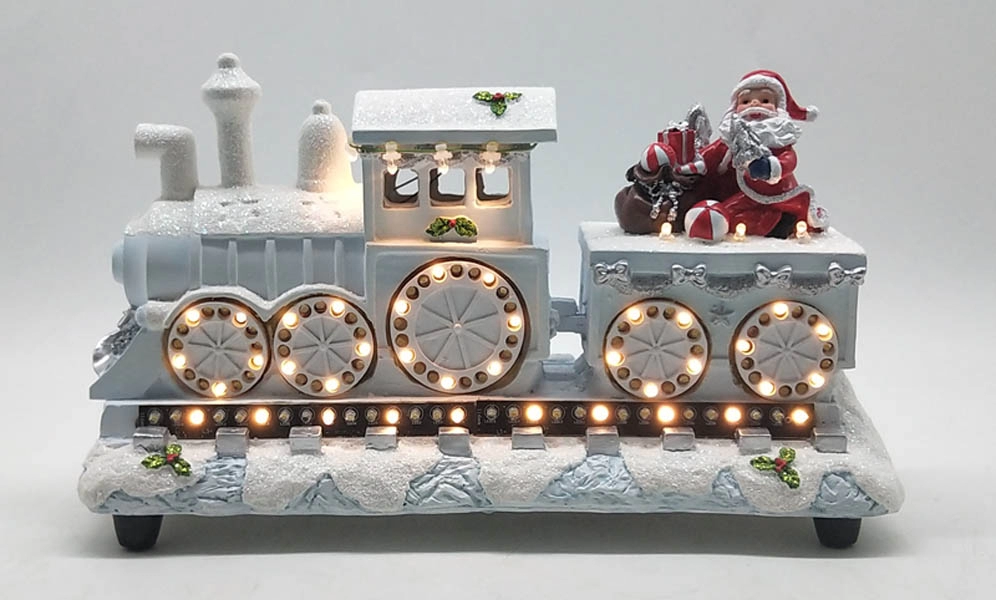LED Noel Baba'nın Sıcak Beyaz Işıklı Ekspresi