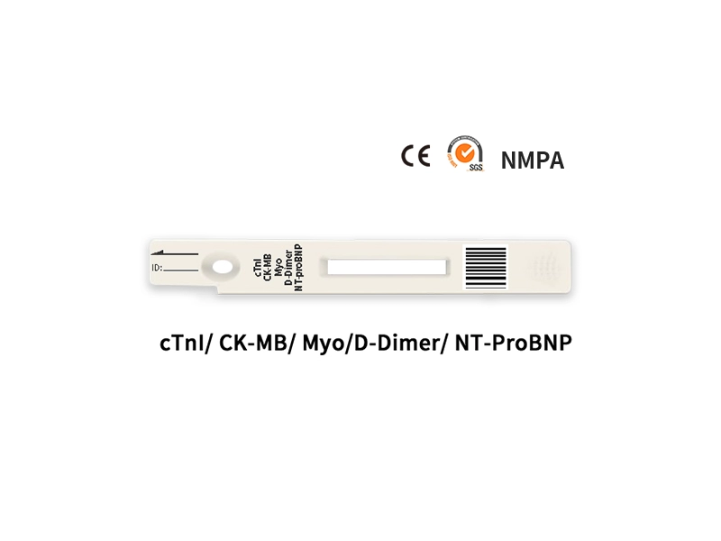 5'i 1 arada (cTnI/ CK-MB/ Myo/ NT-proBNP/ D-Dimer) Hızlı Kantitatif Test