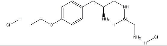 (S)-N1-(2-aminoetil)-3-(4-etoksifenil)propan-1,2-diamin.3HCl
