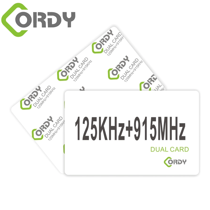 RFID çift frekans kartı 125KHz + 915MHz EM4200 + Alien Higgs3