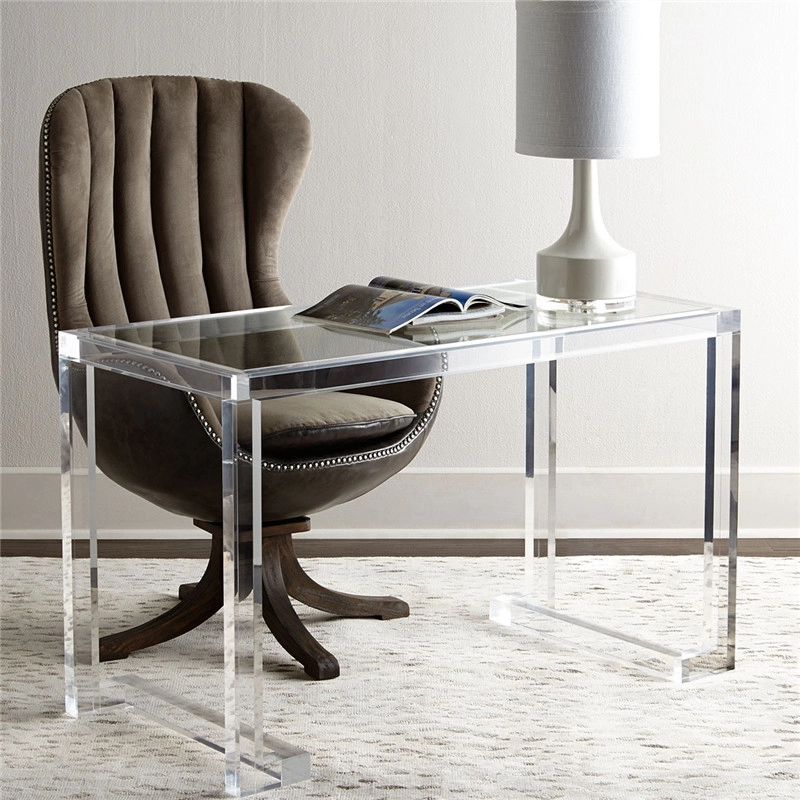 Özel şeffaf akrilik kahve masası mobilyası