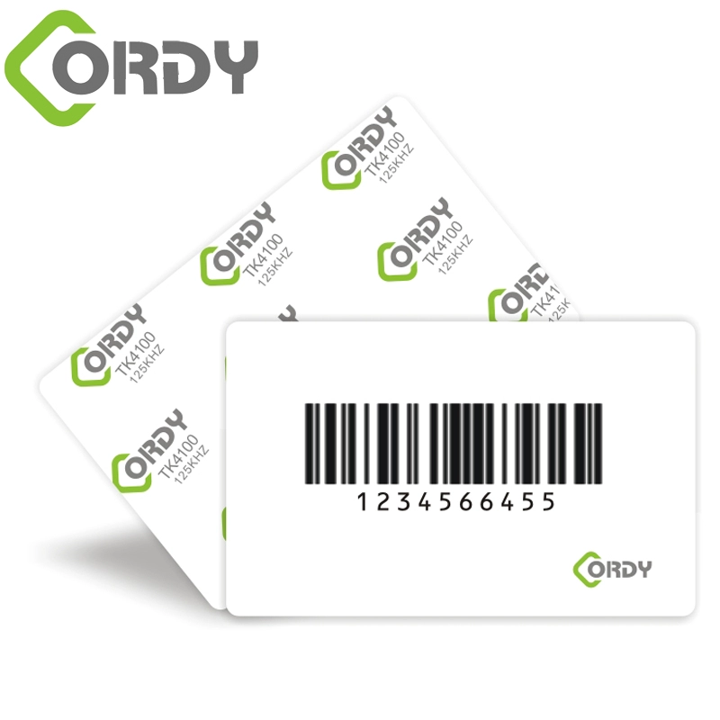 RFID çift kart barkod kartı