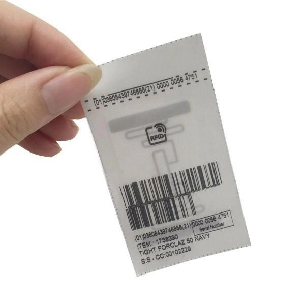 Giysi yönetimi için RFID Giysi yıkanabilir kumaş etiketler / etiketler
