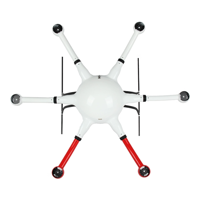 LightCarbon tam karbon fiber drone kabuğu 6 aerofoil