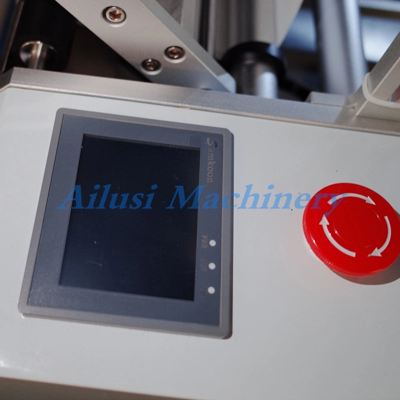 Yarı Otomatik Plastik Yuvarlak Şişe Etiketleme Paketleme Makinesi