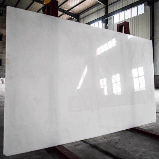Proje inşaat taş malzemeleri için kristal beyaz doğal mermer