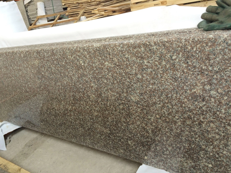 G664 Bainbrook Kahverengi Granit Mutfak Tezgahı Maun Granit Vanity Top