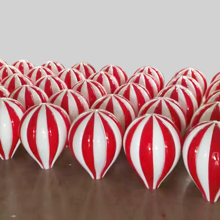 Asılı sıcak hava balonları vitrin sahne