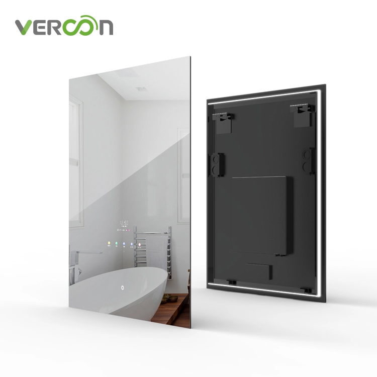 Arkadan Aydınlatmalı Tasarımlı Vercon En Son Android 11 OS Banyo Sihirli Ayna