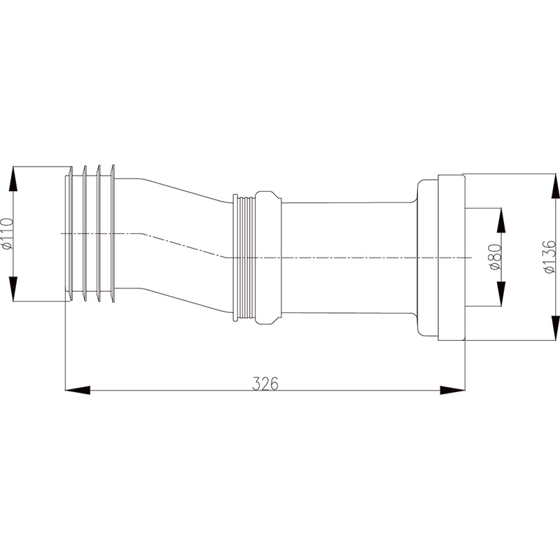 toilet drain pipe