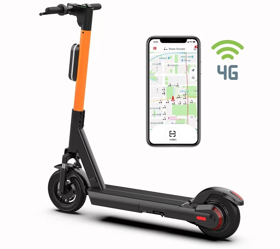 GPS İşe Gidiş Elektrikli Scooter - Yetişkinler İçin 10 "Hava Dolu Lastikler