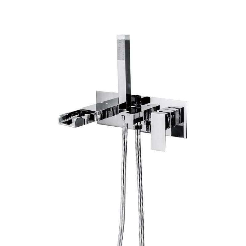 Duvara Monte Modern Krom Banyo Bataryası Seti