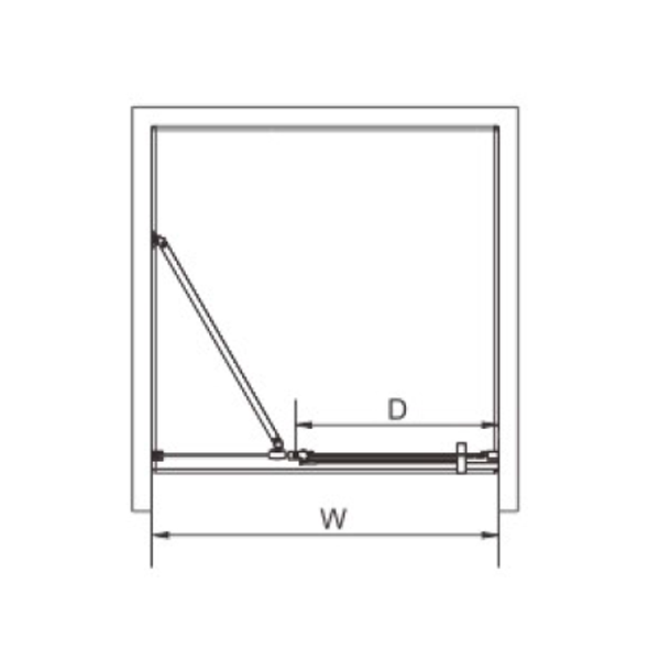 frameless fixed panel glass shower doors_Duschtüren _douchedeuren_NEUNAS