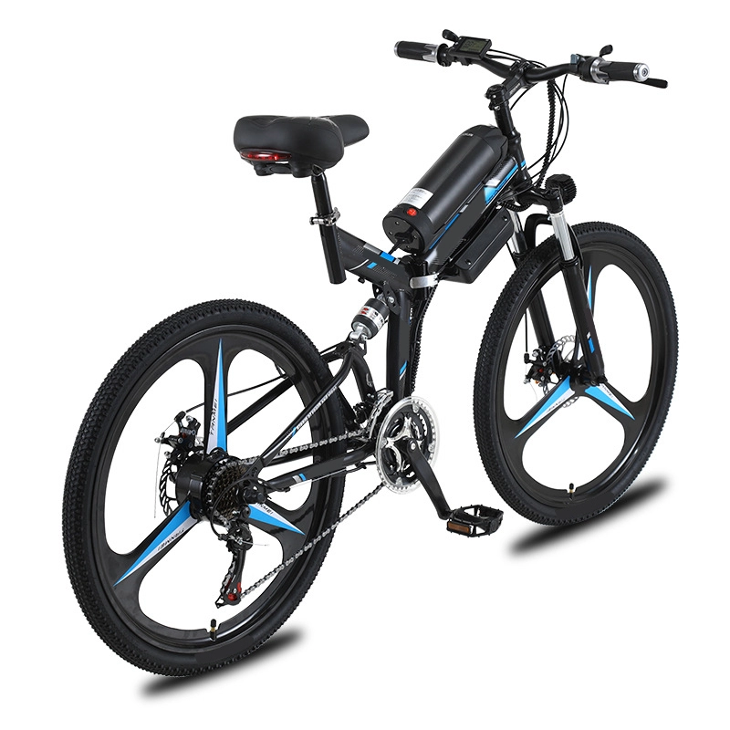 350w 26 İnç Katlanır Katlanabilir Yetişkin Bisikleti Ebike E-bike Elektrikli Bisiklet