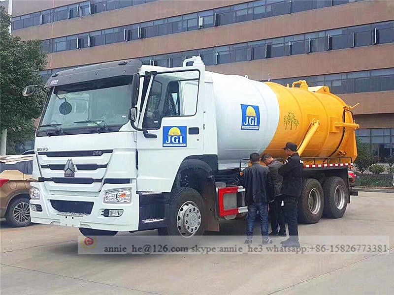 Kanalizasyon emme kamyonu HOWO 16m³