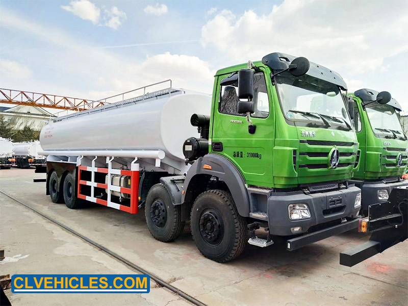BEIBEN 33000 litre ağır hizmet tipi benzin tankeri kamyonu