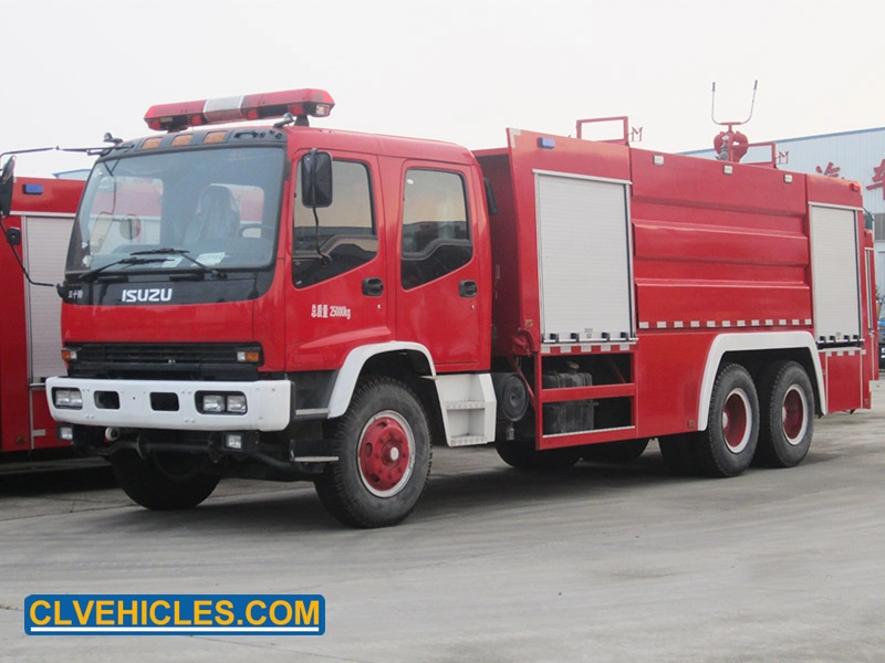 ISUZU FVZ 16000 litre tank yangın söndürme aracı
