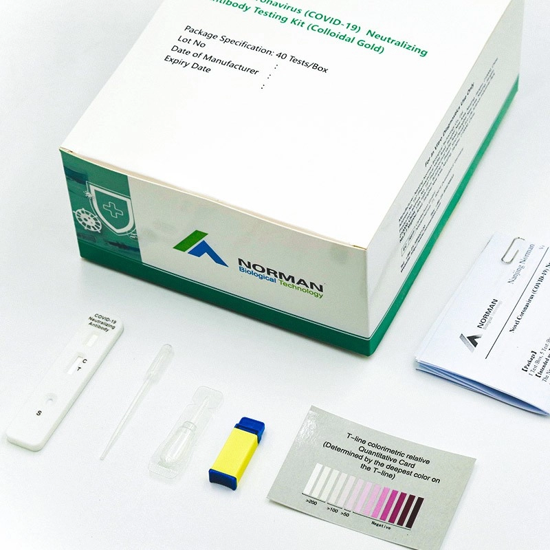 Yeni Koronavirüs (COVID-19) Nötralize Edici Antikor Test Kiti (Kolloidal Altın)