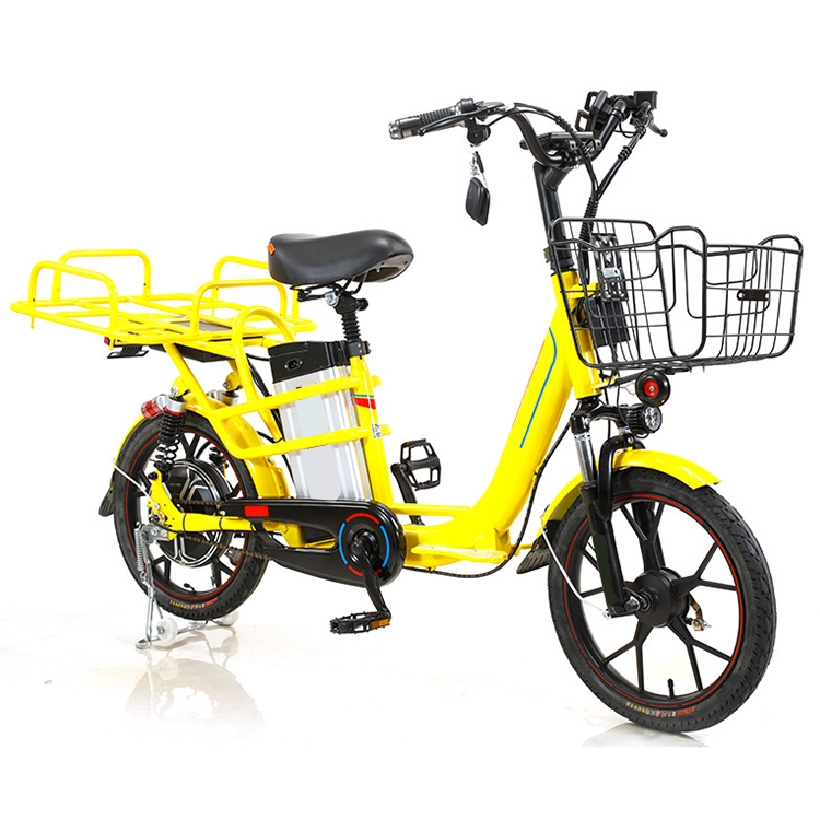 400w Motorlu 48v Lityum Pil Pizza Teslimat Elektrikli Bisiklet