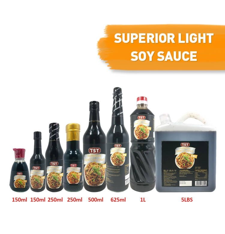 250ml OEM marka sıvı light soya sosu