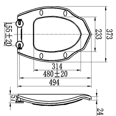 special toilet seat size